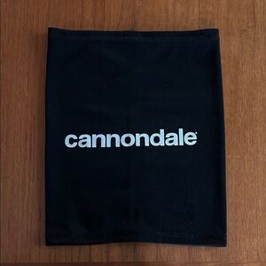 Cannondale Black Neck Gaiter , polyester neck tube warmer